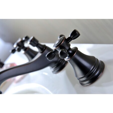 Anzzi Melody 8" Widespread Mid-Arc Bathroom Faucet in Oil Rubbed Bronze L-AZ007ORB